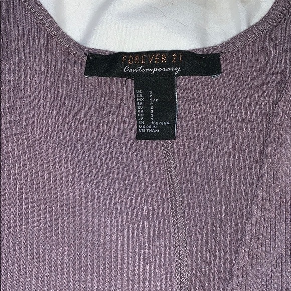 FOREVER 21 lavender romper - Picture 4 of 4